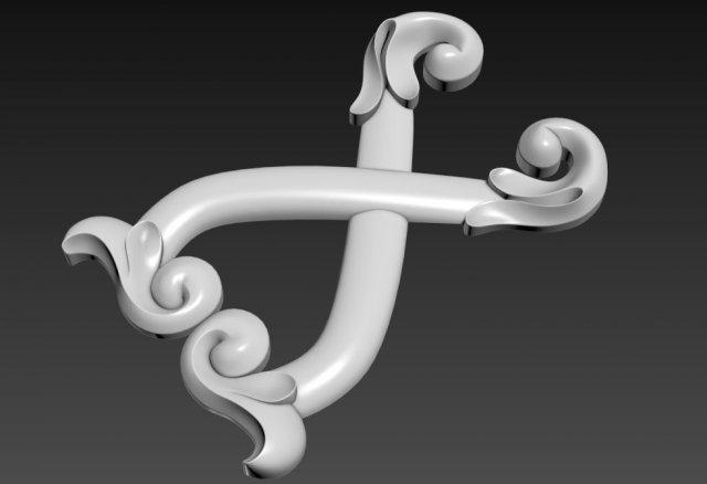 decorative element 3D मॉडल .c4d .max .obj .3ds .fbx .stl .blend 