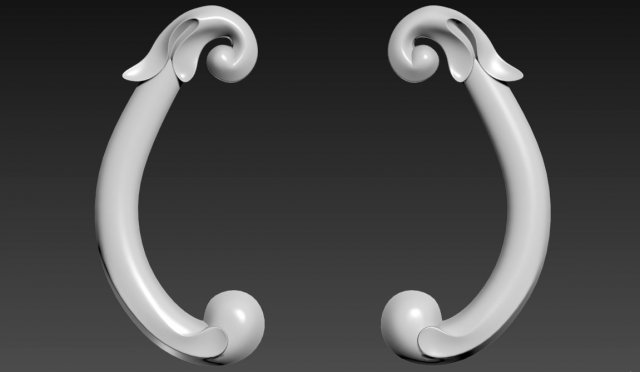 decorative element 3D Model .c4d .max .obj .3ds .fbx .stl .blend 