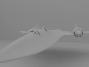 melro sr-71 modificado Modelo 3D