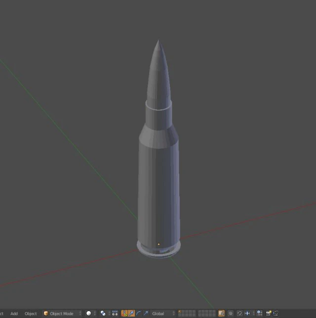545 cartridge trinket 3D Print Model .c4d .max .obj .3ds .fbx .stl .blend