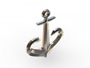 anchor logo Modello 3D