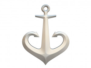anchor logo Modello 3D