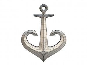 anchor logo Modello 3D