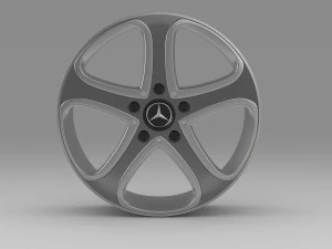 mercedes benz g-class spy rim 3D Model