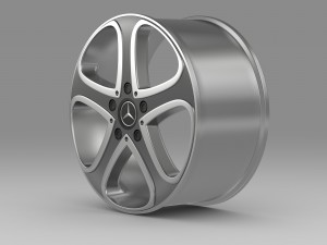 mercedes benz g-class spy rim Model 3D