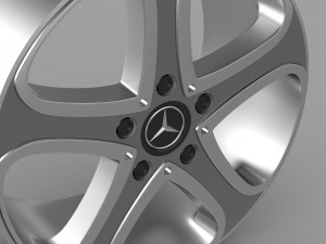 mercedes benz g-class spy rim Model 3D
