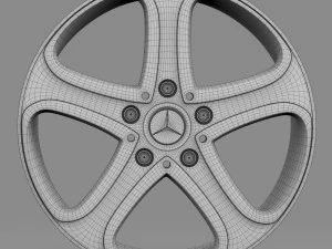 mercedes benz g-class spy rim 3D Model