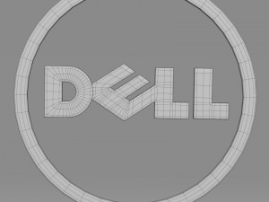 dell logo 3D-Modell