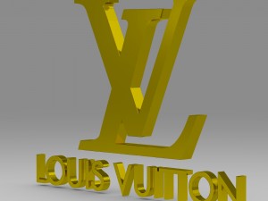 louis vuitton logo 3D Model
