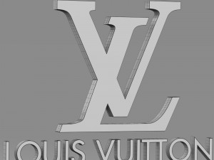 louis vuitton logo 3D Model