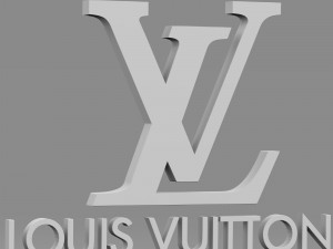 louis vuitton logo 3D Model