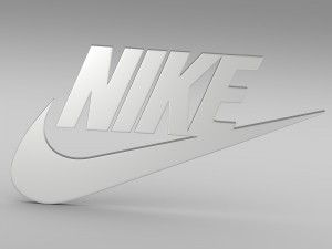 nike logo 3D Модель