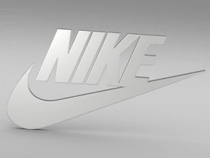 nike logo 3D Model