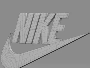 nike logo 3D Model