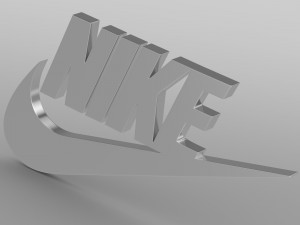 nike logo 3D Модель
