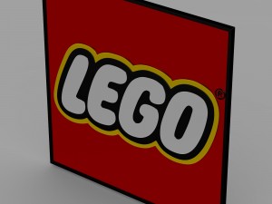 lego logo 3D Модель