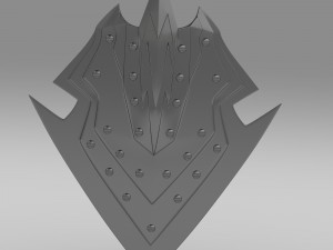 orcish shield Model 3D