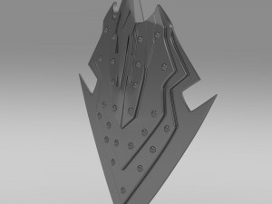 orcish shield Model 3D
