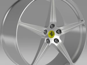 ferrari 458 spider rim 3D Model