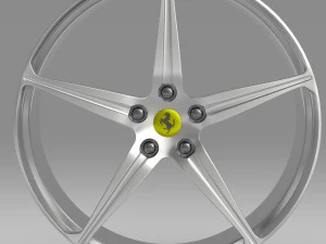 ferrari 458 spider rim 3D Model