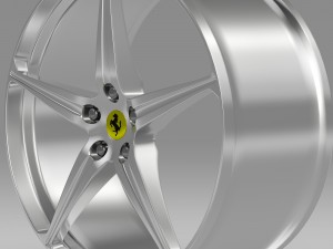 ferrari 458 spider rim Modèle 3D