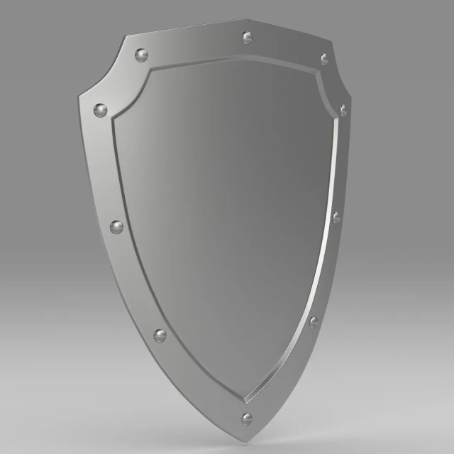 medieval shield 3D Model .c4d .max .obj .3ds .fbx .stl .blend