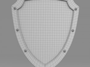medieval shield 3D Model