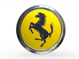logotipo da ferrari Modelo 3D