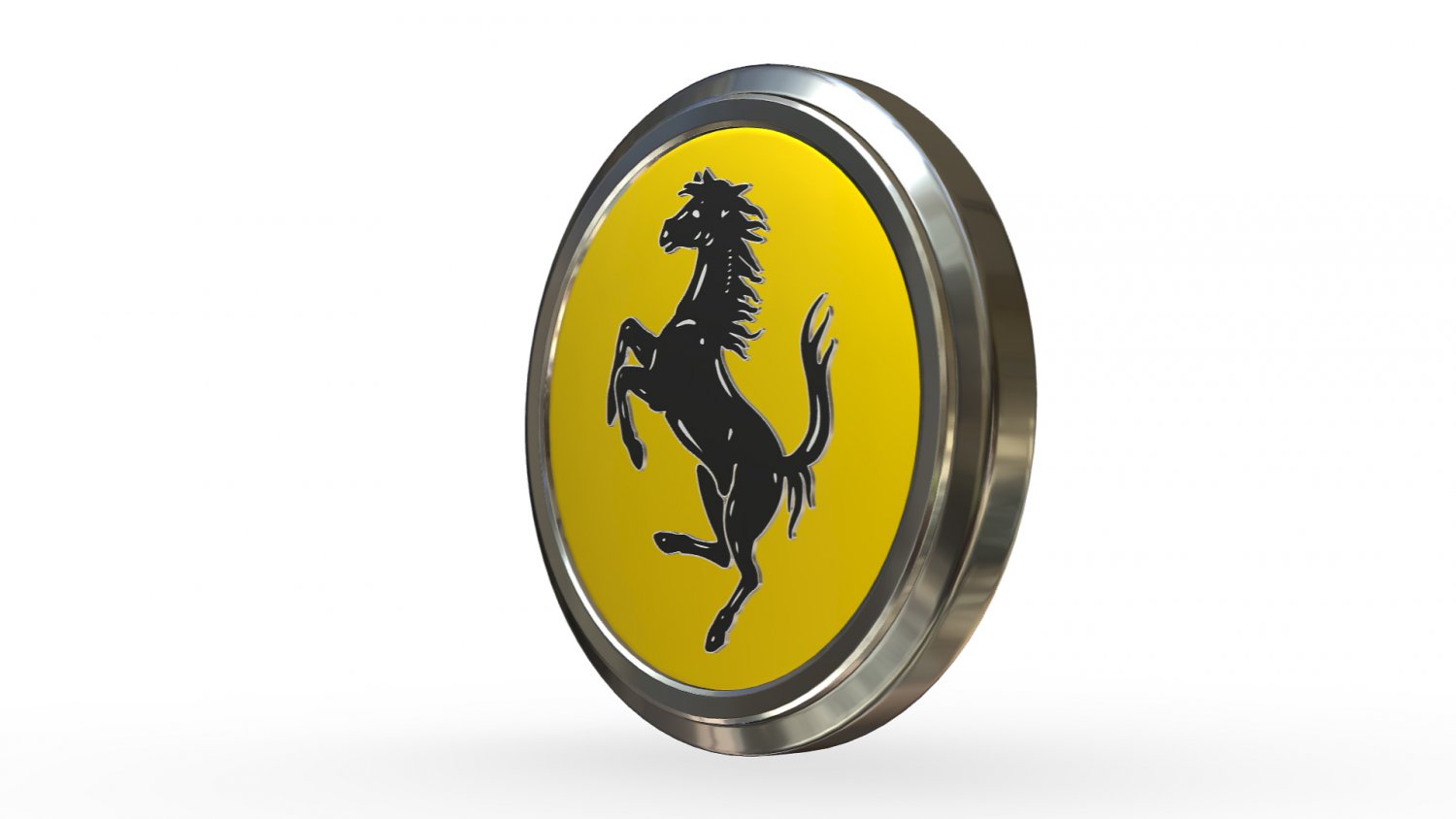 Ferrari Logo 3d Model In Parts Of Auto 3dexport