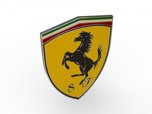 ferrari logo 3Dモデル