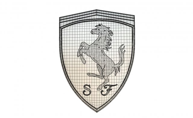 Ferrari - Ferrari Logo 2017 - Free Transparent PNG Clipart Images Download