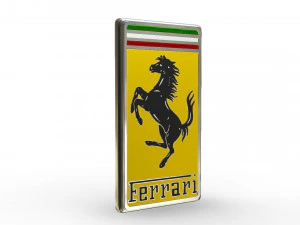 logotipo de ferrari Modelo 3D