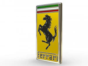 logotipo de ferrari Modelo 3D
