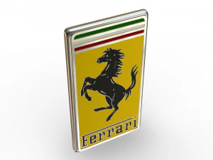 logotipo de ferrari Modelo 3D