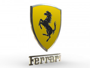 ferrari logo 3D 모델