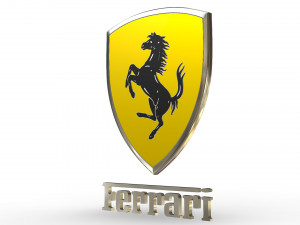 ferrari logo 3D 모델