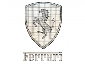ferrari logo 3D 모델