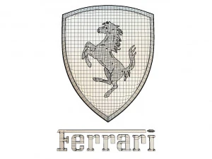 ferrari logo 3D Model