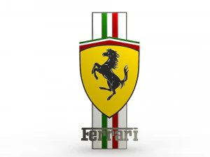 logotipo da ferrari Modelo 3D