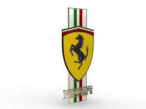 ferrari logo 3Dモデル