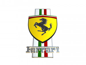 ferrari logo 3Dモデル