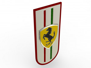 ferrari logo 3D Model