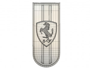 ferrari logo 3D Model