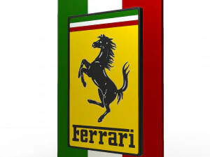 ferrari logo 3D Model