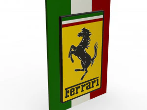 ferrari logo 3D Model