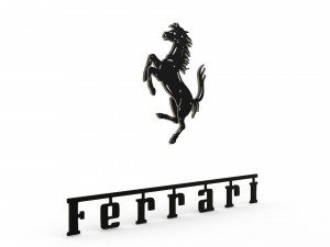 ferrari logo Model 3D