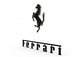 ferrari logo Model 3D