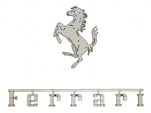 ferrari logo Model 3D