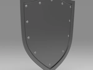 방패 3D 모델