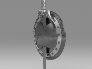 shield and sword 3D मॉडल